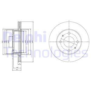 Bremseskive, Framaksel, HYUNDAI ATOS, 5171202550, 51712-02551