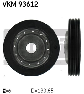 Remskive, veivaksel, RENAULT, 77 00 101 242, 77 00 105 321, 82 00 313 231, 82 00 392 683