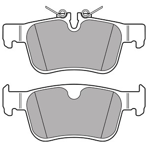 Bremseklosser sett, Bakaksel, VOLVO S60 III, S90 II, V60 II, V90 Kombi II, XC60 II, 31423653, 31423654, 31665837, 31687502
