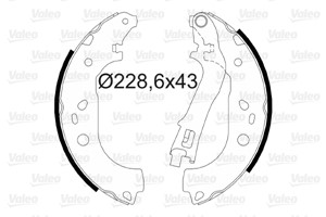 Bremsesko sett, Bakaksel, FIAT,LANCIA, 1605166, 77362756, 77363946, 77365346, 95512096, 95515317
