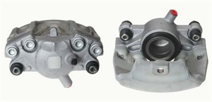 Bremsecaliper, Framaksel, Venstre, Bak akselen, MERCEDES-BENZ, 204 421 05 81, 204 421 31 81