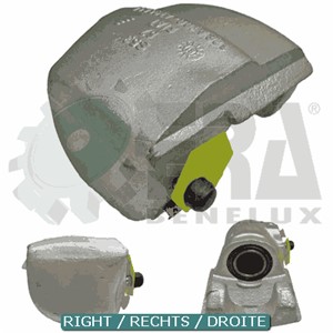 Bremsecaliper, Framaksel høyre, FIAT 127, 128, 128 Coupé, 128 Familiare, 4395658, 790329