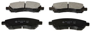 Bremseklosser sett, Framaksel, SUBARU, 26296AC010, 26296AC011, 26296AC020, 26296AC021