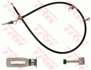 Kabel, parkeringsbremse, Bak, Venstre, MAZDA 323 C IV, 323 F IV, 323 S IV, B455-44-420C, B455-44-420D, B455-44-420E