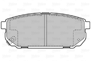 Bremseklosser sett, Bakaksel, KIA SORENTO I, 583023ED00, 58302-3ED00, 583023ED01, 58302-3ED01, 583023EE00, 58302-3EE00