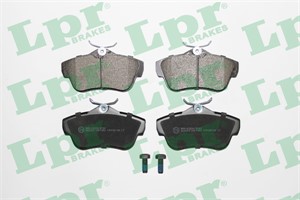 Bremseklosser sett, Bakaksel, CITROËN,FIAT,PEUGEOT, 425367, 425368, 425497, 77364513, 9467549087