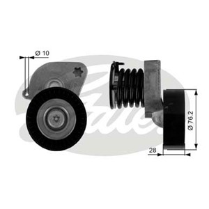Strammerull, kilerem med ribber, MERCEDES-BENZ, 2712000270, A2712000270