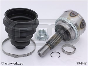 Leddsett, drivaksel, Hjulside, TOYOTA AVENSIS, AVENSIS Kombi, AVENSIS Sedan, 4347009N40