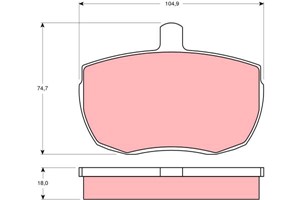 Bremseklosser sett, Framaksel, ALFA ROMEO,DAF,FORD,LAND ROVER,LDV, 1571570, 1571571, 1571572, 1642643, 4431470, 5010553, 5018908, 502239