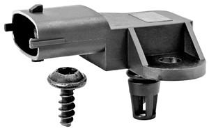 Sensor, ladetrykk, Nede, Innsugningsmanifold, ABARTH,ALFA ROMEO,FIAT,IVECO,LANCIA,OPEL,PORSCHE,VAUXHALL, 12 38 244, 13 02 140, 13 283 25