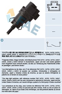 Bremselysbryter, FORD,JAGUAR,MAZDA,VOLVO, 1 223 097, 1 227 339, 30773935, 3M5T-13480-AA, 3M5T-13480-AB, 3M5T-13480-AC, 4 832 217, BR1A-6