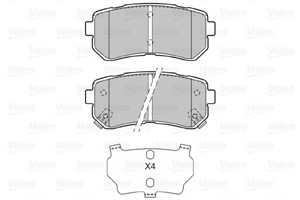 Bremseklosser sett, Bakaksel, HYUNDAI,KIA, 583021KA30, 58302-1KA30, 583021MA00, 58302-1MA00, 583021MA40, 58302-1MA40, 583021YA50, 58302-