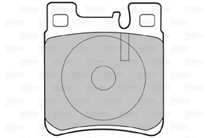 Bremseklosser sett, Bakaksel, CHRYSLER,MERCEDES-BENZ, 0024200520, 0024201620, 0024204620, 0024208020, 0034203020, 0034204820, 0034204920