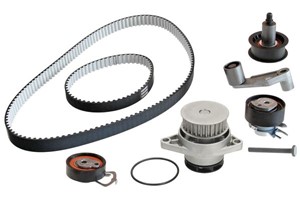 Vannpumpe + registerreimssett, AUDI A2, SEAT LEON, TOLEDO II, VW BORA I, BORA Variant, GOLF IV, GOLF Variant IV, LUPO I, POLO, POLO III