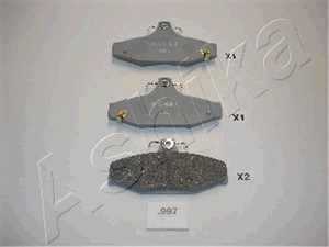 Bremseklosser sett, Bakaksel, DAEWOO,SSANGYONG, 4841305000, 48413050A0