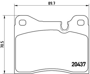 Bremseklosser sett, BMW,LAMBORGHINI,MASERATI, 34111116007, 34111117878, 34111119117, 34111119176, 34111119177, 34111151081, 34111152656,