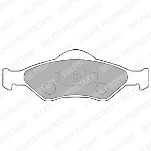 Bremseklosser sett, Framaksel, FORD COURIER Pick-up, FIESTA IV, FIESTA Skåp/stor limousine, KA, KA Van, 1031781, 1111857, 1111858, 11216