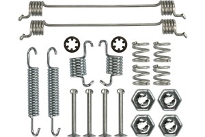 Tilbehørsett, bremsesko, Bakaksel, Framaksel, CITROËN,PEUGEOT,RENAULT, 4210651, 4308 52, 77 00 651 000, 77 01 202 347, 95706510