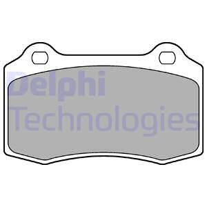 Bremseklosser sett, CITROËN,DS,JAGUAR,VOLVO, 1230725, 1230732, 1329156, 2M502K021AA, 2M5J2K021BA, 30645136, 30665552, 30683858, 4254.C6,