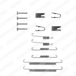 Tilbehørsett, bremsesko, Bakaksel, TOYOTA AVENSIS, AVENSIS Kombi, AVENSIS Liftback