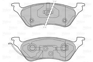 Bremseklosser sett, Bakaksel, CHRYSLER VOYAGER IV, VOYAGER / GRAND VOYAGER III, DODGE CARAVAN, GRAND CARAVAN, JEEP CHEROKEE, 5019 805AA,