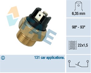 Temperaturbryter, radiator ventilator, AUDI,CITROËN,PEUGEOT, 000 989 28 25, 002721LLAC, 002721LLACLX, 00272-SLLAC, 00272SLLC2, 004 433 0