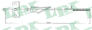 Kabel, parkeringsbremse, Foran, FIAT MULTIPLA, 46514278
