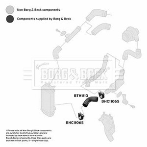 Ladeluftslange, Foran, Høyre, Nede, SEAT CORDOBA, IBIZA III, SKODA FABIA II, FABIA Combi II, VW FOX Halvkombi, POLO, 6Q0145832G, 6Q01458