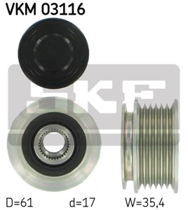 Frihjul, dynamo, AUDI,SEAT,SKODA,VW, 06B 903 119 D