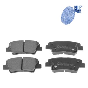Bremseklosser sett, Bakaksel, KIA SOUL I, 48413-341A0, 58302-2KA10