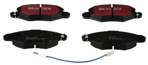 Bremseklosser sett, Framaksel, NISSAN KUBISTAR Skåp, RENAULT KANGOO, KANGOO Express, 4106000QAF, 4106000QAG, 7701205513, 7701205995, 770