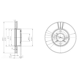 Bremseskive, SUZUKI BALENO, BALENO Halvkombi, BALENO Kombi, LIANA, LIANA Halvkombi, 55311-62G00, 55311-62G01, 55311-62G01-A00, 55311-62G