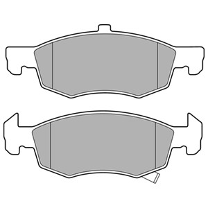 Bremseklosser sett, Framaksel, OPEL CORSA E, CORSA E Skåp/halvkombi, VAUXHALL CORSAVAN Mk IV, 1605280, 95517028, 95524972