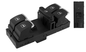 Bryter, vindusløfter, Foran, På førersiden, VW PASSAT B7, PASSAT B7 Variant, PASSAT CC B6, 3C8 959 857 XSH, 3C8 959 857 XSH, 3C8 959 85