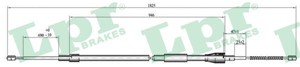 Kabel, parkeringsbremse, Bak, Høyre, Venstre, SKODA ROOMSTER, ROOMSTER Praktik