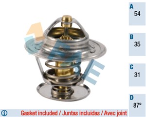 Termostat, kjølemiddel, AUDI,FORD,SEAT,SKODA,VW, 03G 121 111 A, 03G 121 113 A, 044 121 113, 1002788, 1031881, 1096699, 95VW-8575-AA, 95V