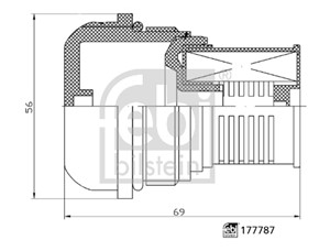 hydraulikkfilter, lamellkopling firehjulsdrift, Bakaksel, AUDI,SEAT,SKODA,VW, 02D 525 558 A, 02D 525 558, 2D 525 558 A, 2D 525 558