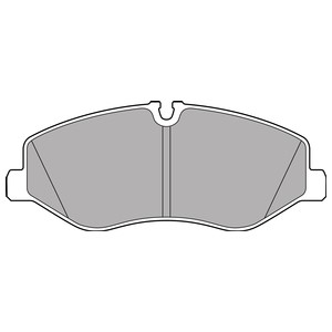 Bremseklosser sett, Framaksel, MERCEDES-BENZ, 447 420 0020, 4474200220, 4474206600, 4474210800, A447 420 0020