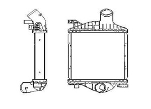 Ladeluftkjøler, MERCEDES-BENZ VITO Buss [W638], VITO Skåp [W638], V-KLASS [638/2], 16900-S84-G01, 4 041 449, 513164, 513255, 513322, 515