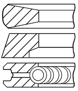 Stempelringsett, FIAT,IVECO,OPEL, 99482118