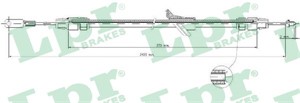 Kabel, parkeringsbremse, Foran, Senter, VW CRAFTER 30-35 Buss, CRAFTER 30-50 Flak/chassi, CRAFTER 30-50 Skåp, 9064202785