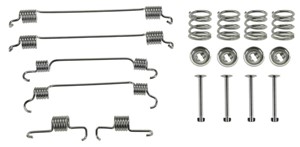 Tilbehørsett, bremsesko, Bakaksel, CITROËN C1, PEUGEOT 107, TOYOTA AYGO, YARIS, 04408-20000