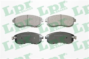 Bremseklosser sett, Framaksel, NISSAN CUBE, JUKE, TIIDA Halvkombi, 410605Y790, 410609J425, 41060AM892, 41060AX086, 41060ZB590, 411202Y02