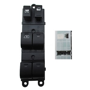 Bryter, vindusløfter, Foran venstre, NISSAN PATHFINDER III, 25401-4M500, 25401-9W100, 25401-9W10D