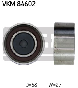 Styrerulle-kilerem tannrem, Nede, Øvre, MAZDA 323 F VI, 323 P V, 323 S V, 323 S VI, RF1G-12-730