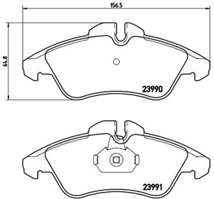Bremseklosser sett, MERCEDES-BENZ,VW, 0024203920, 0024209920, 0044205520, 0084204220, 2D0698151, 2D0698151C, 9014210410, 9014210510, 901