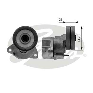Strammerull, kilerem med ribber, CHEVROLET,DAEWOO,OPEL, 1340534, 1340541, 1340542, 1340544, 24412292, 4803350, 6340532, 8905002290, 9041