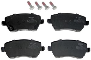 Bremseklosser sett, Foran, OPEL AGILA, SUZUKI SPLASH, SWIFT III, VAUXHALL AGILA Mk II, 47 08 239, 47 11 040, 55810-62J00, 55810-62J01, 5