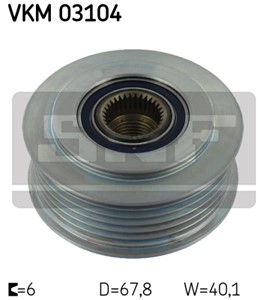 Frihjul, dynamo, VW TRANSPORTER Buss IV, TRANSPORTER Flak/chassi IV, TRANSPORTER Skåp IV, 074 903 119 E