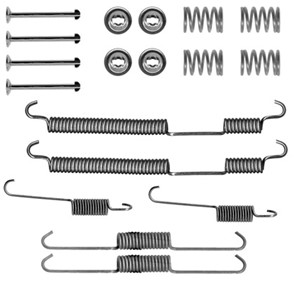Tilbehørsett, bremsesko, Bakaksel, CITROËN,FIAT,PEUGEOT, 4210753, 4308 54, 7550753, 95607530